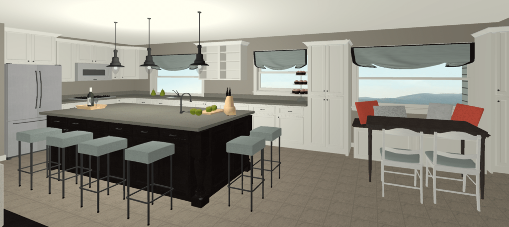 Option#1 Rendering Kitchen