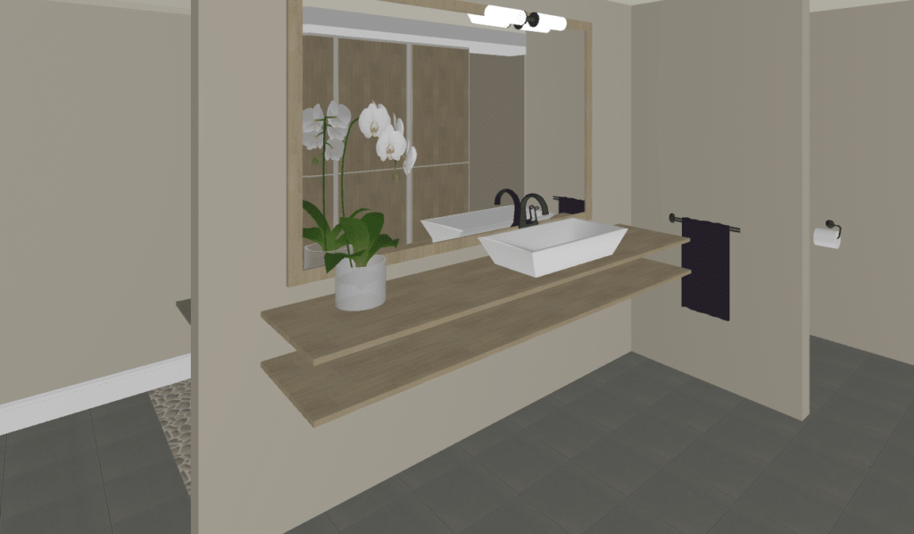 Rendering of Bathroom