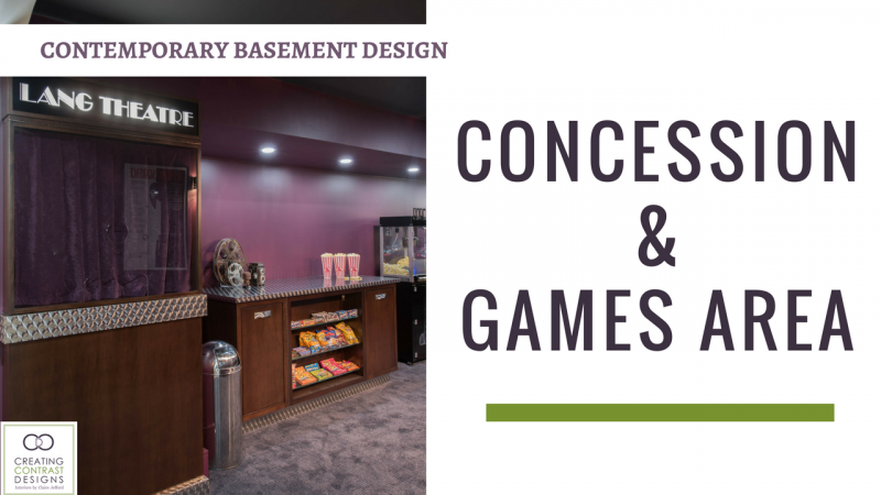 Home Theatre Concession & Games Room