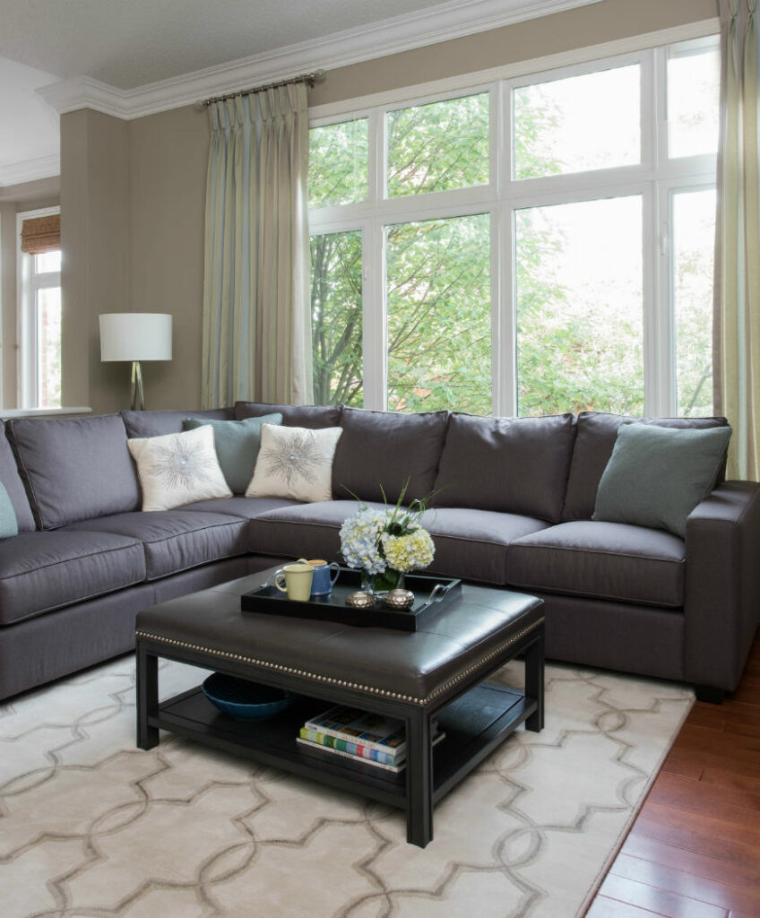 Grey Sectional Sofa Claire Jefford Interior Design