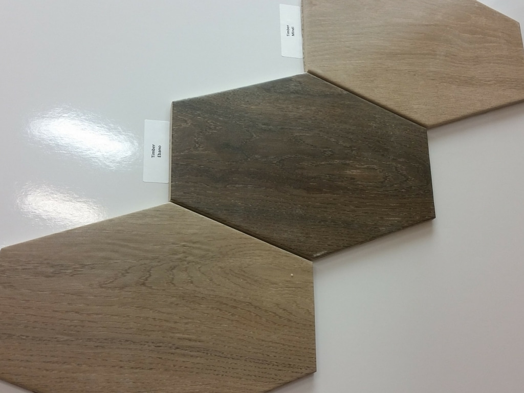 Hexagon wood tile