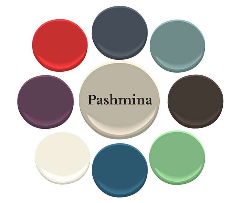 Pashmina with colours