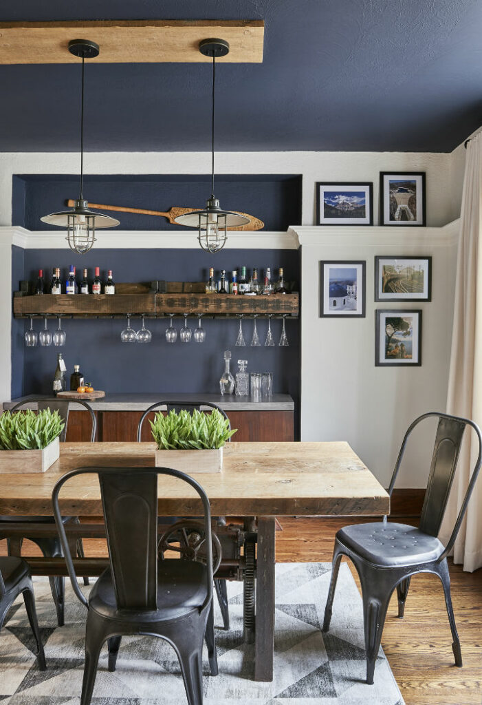 Dining Room Industrial Lighting Claire Jefford Design