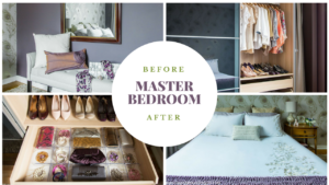 Master Bedroom- Before and After