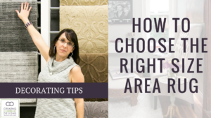 how to choose the right size area rug