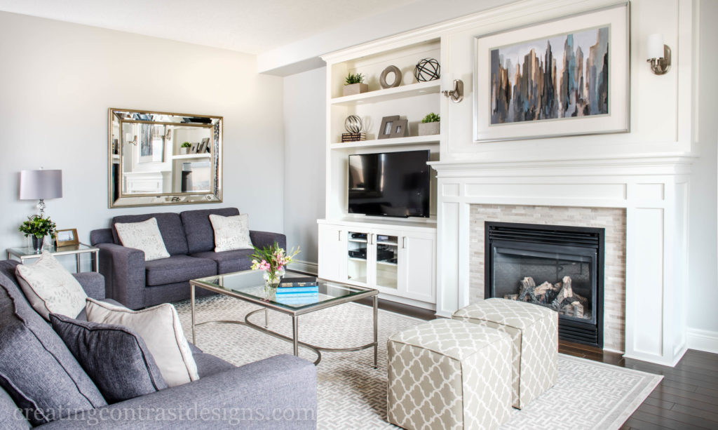Wickham Gray HC 171 by BM shown here in our clients living room design. Photograph by Stephani Buchman.