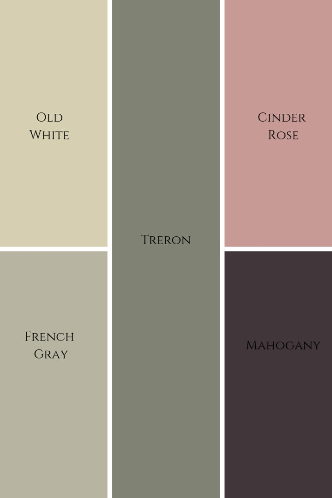 Farrow and Ball 'Camouflage' Colour palette 