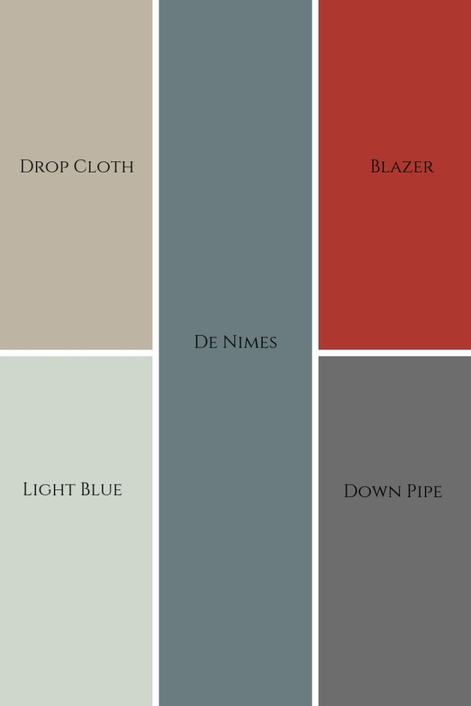 Farrow and ball colour palette modern