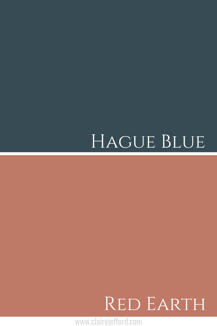 Farrow & Ball - Hague Blue and crisp All White? Name a better duo