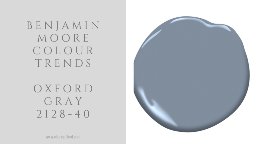 Benjamin Moore Colour of the Year 2020 - Claire Jefford