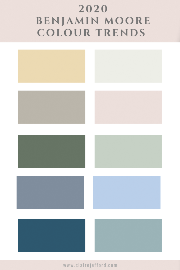 Benjamin Moore Colour Of The Year 2020 Claire Jefford - What Is The Paint Color For 2020