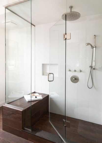 bathroom-with-dark-wood-in-shower-claire-jefford