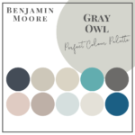 Benjamin Moore Perfect Colour Palette Gray Owl