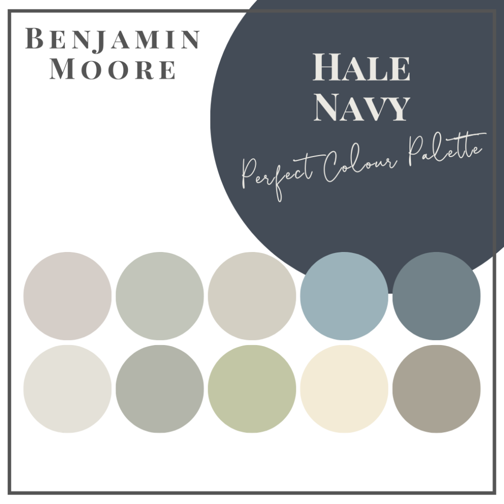 Benjamin Moore Perfect Colour Palette Hale Navy