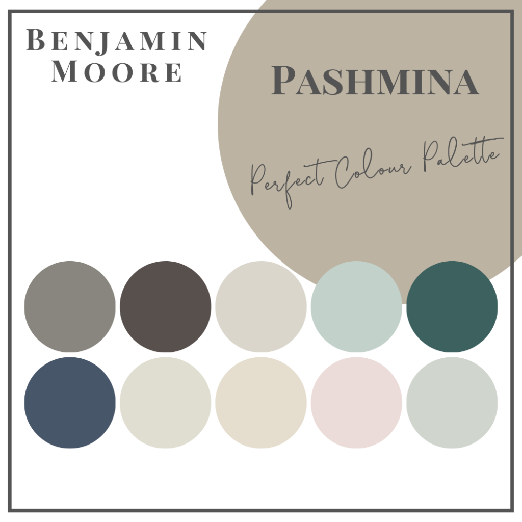Benjamin Moore Perfect Colour Palette Pashmina