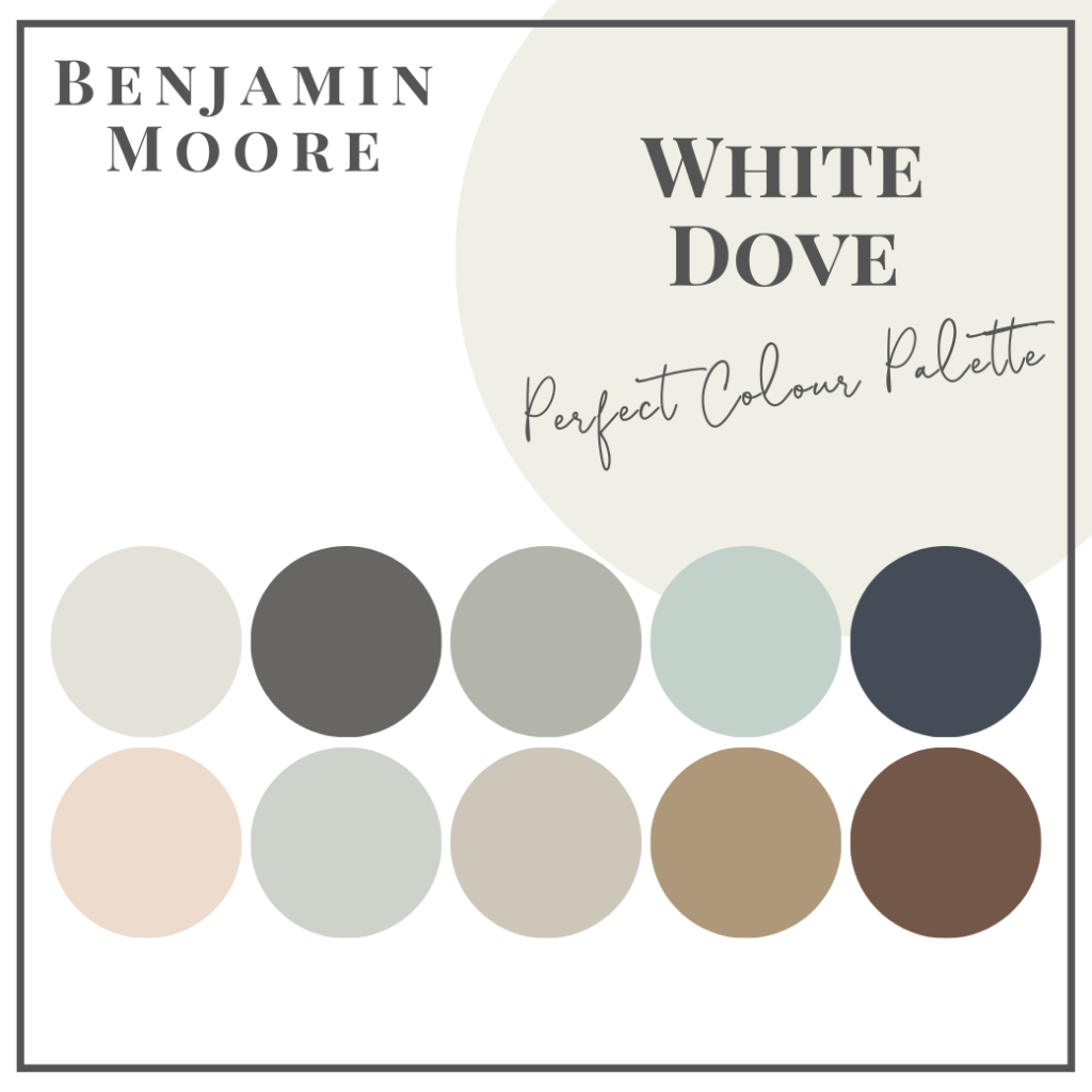 Benjamin Moore Perfect Colour Palette White Dove