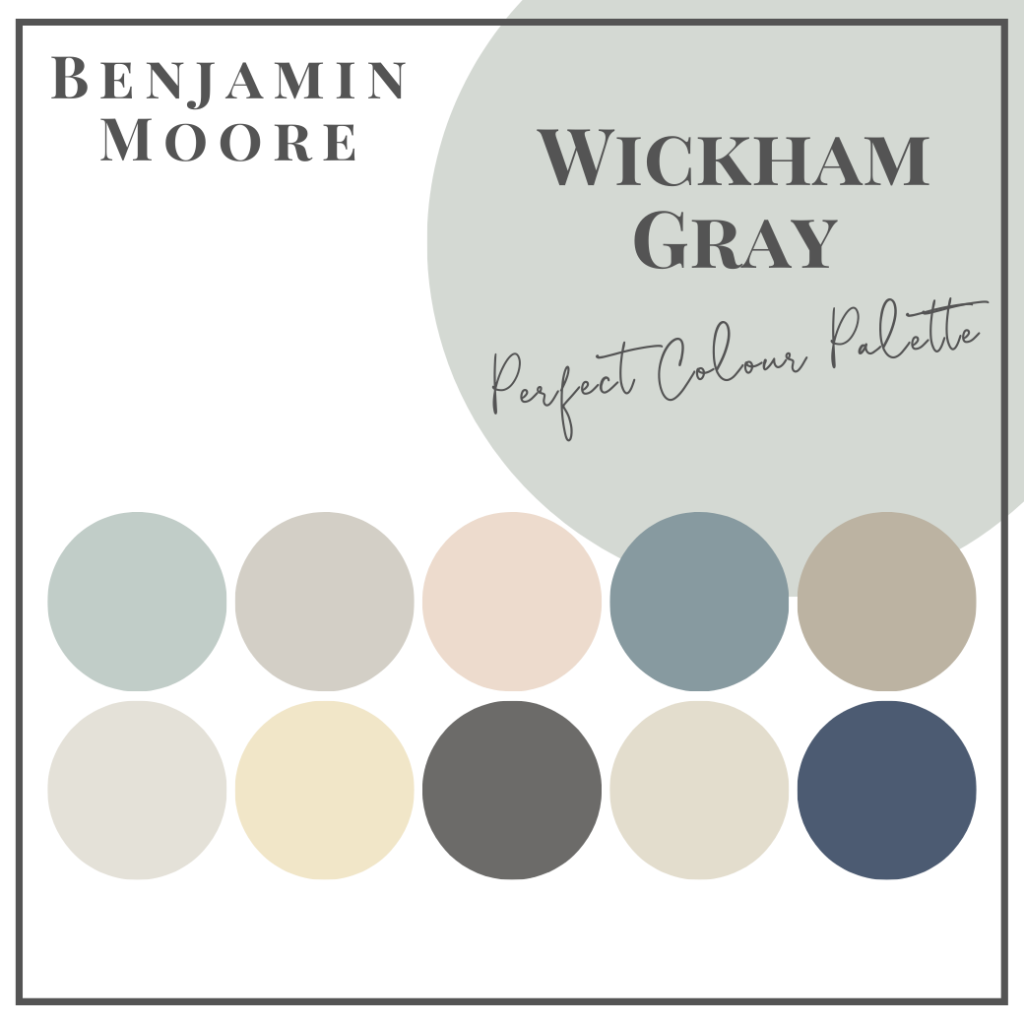 Benjamin Moore Perfect Colour Palette Wickham Gray