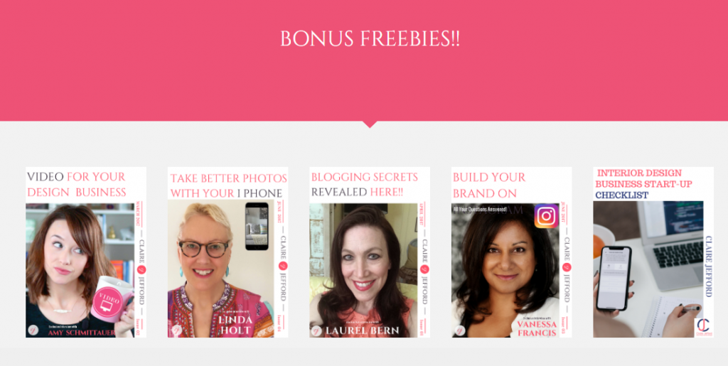 Click here to get access to all of these BONUS TIP SHEETS!