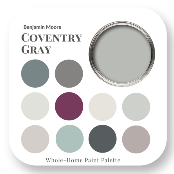 Benjamin Moore Coventry Gray Colour Review by Claire Jefford