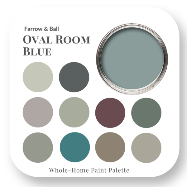 Farrow & Ball Oval Room Blue Colour Review by Claire Jefford