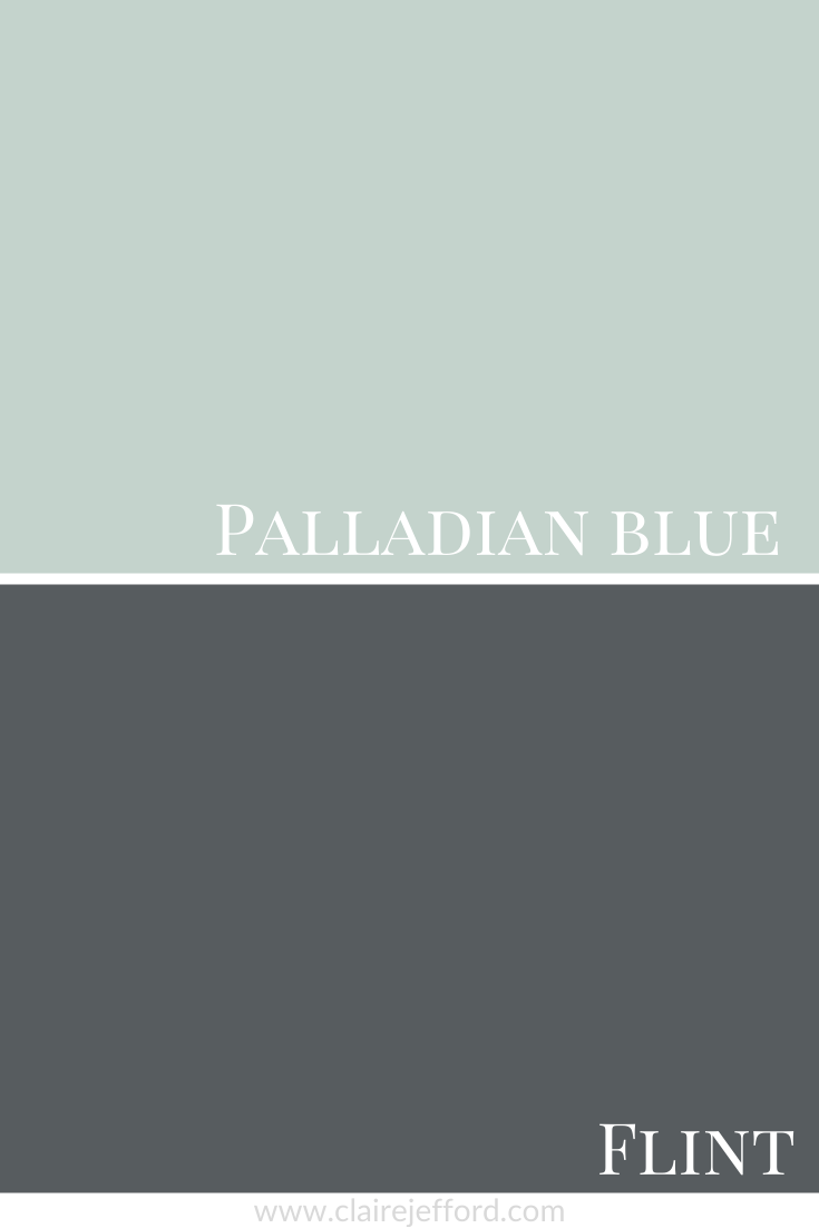 Palladian Blue and Flint