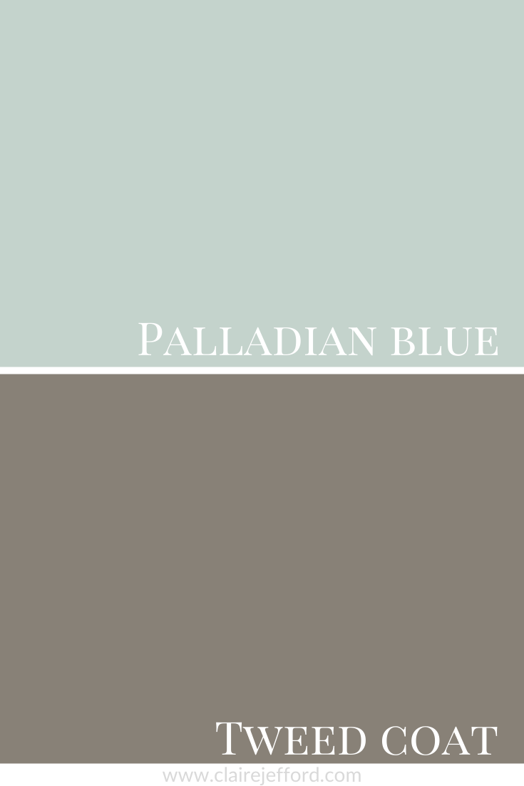 Palladian Blue and Tweed Coat