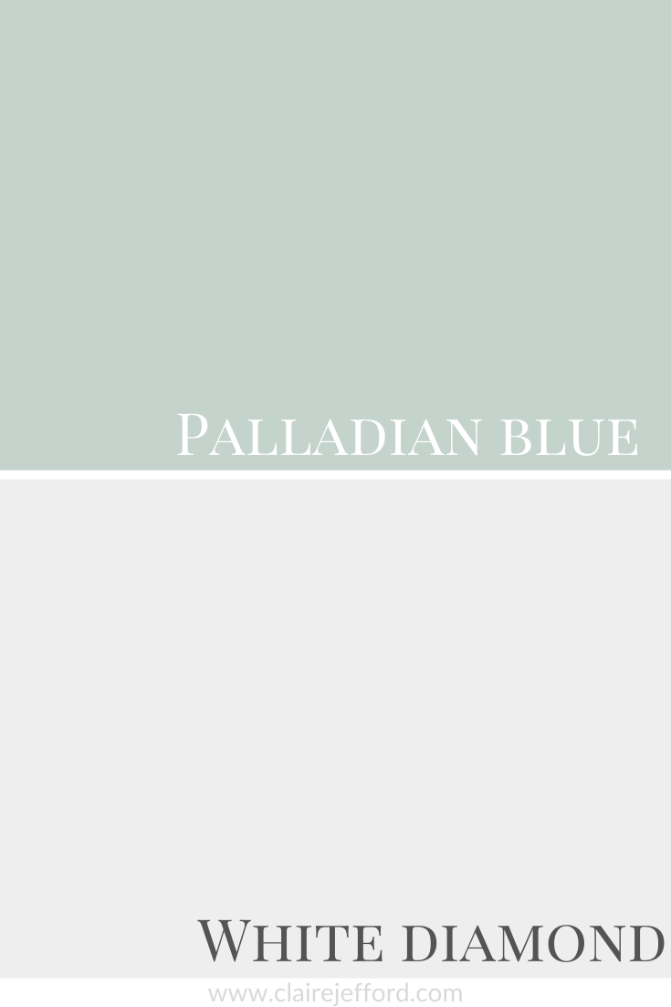 Palladian Blue And White Diamond