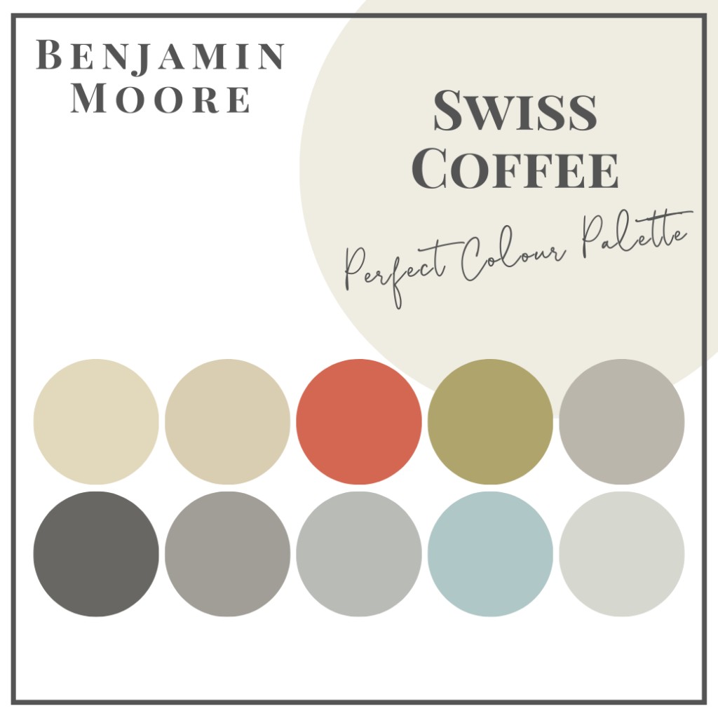 Benjamin Moore Perfect Colour Palette Swiss Coffee