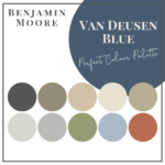Benjamin Moore Perfect Colour Palette Van Deusen Blue