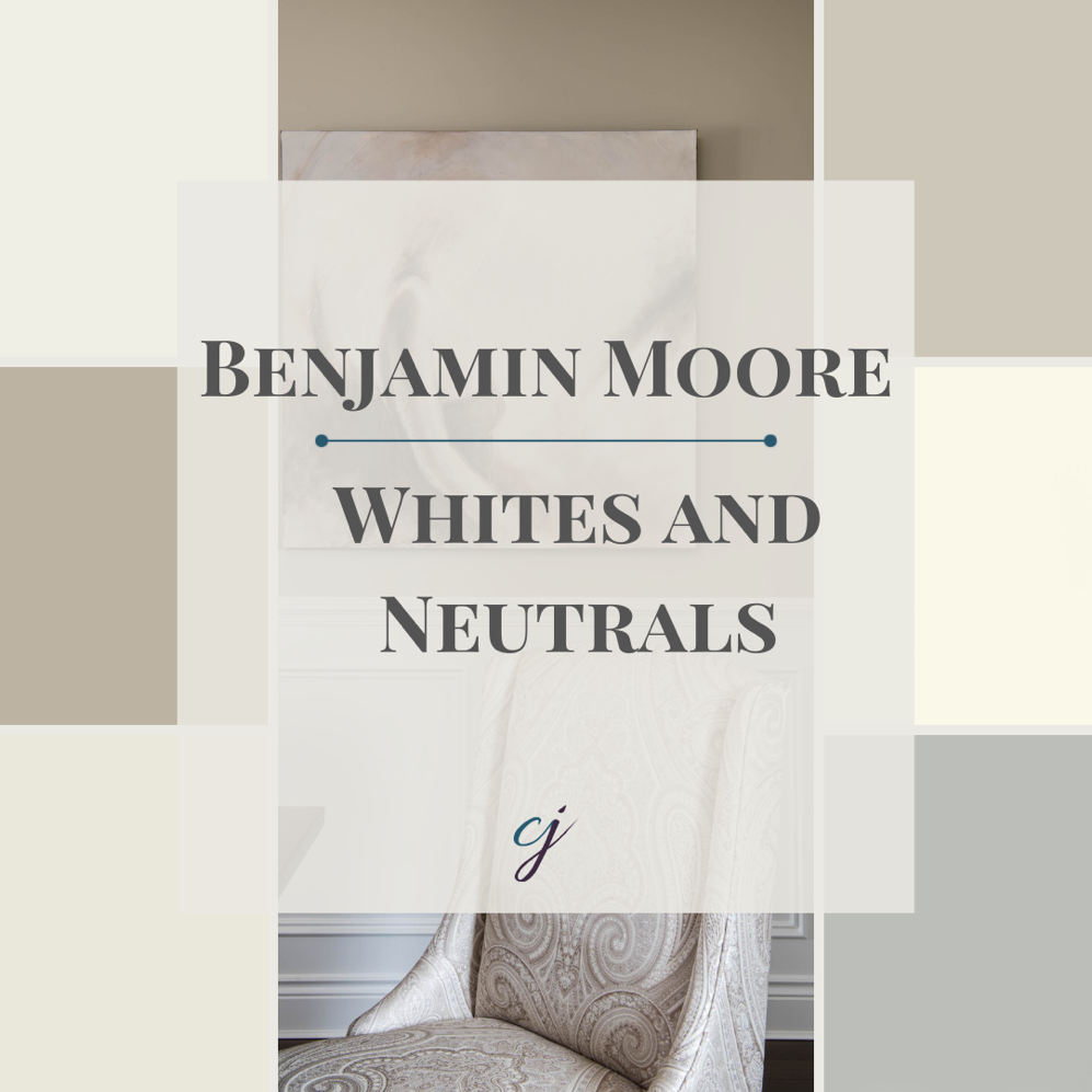 Benjamin Moore Whites & Neutrals Essential Color Guides Claire Jefford