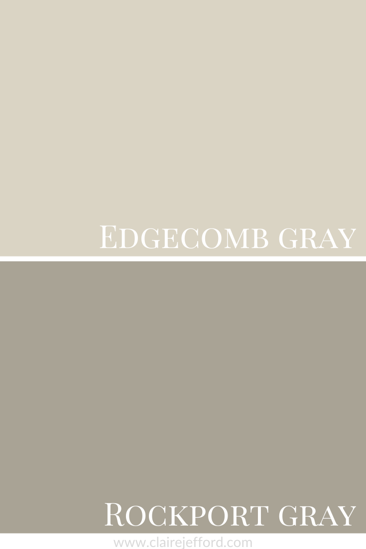 Edgecomb Gray And Rockport Gray