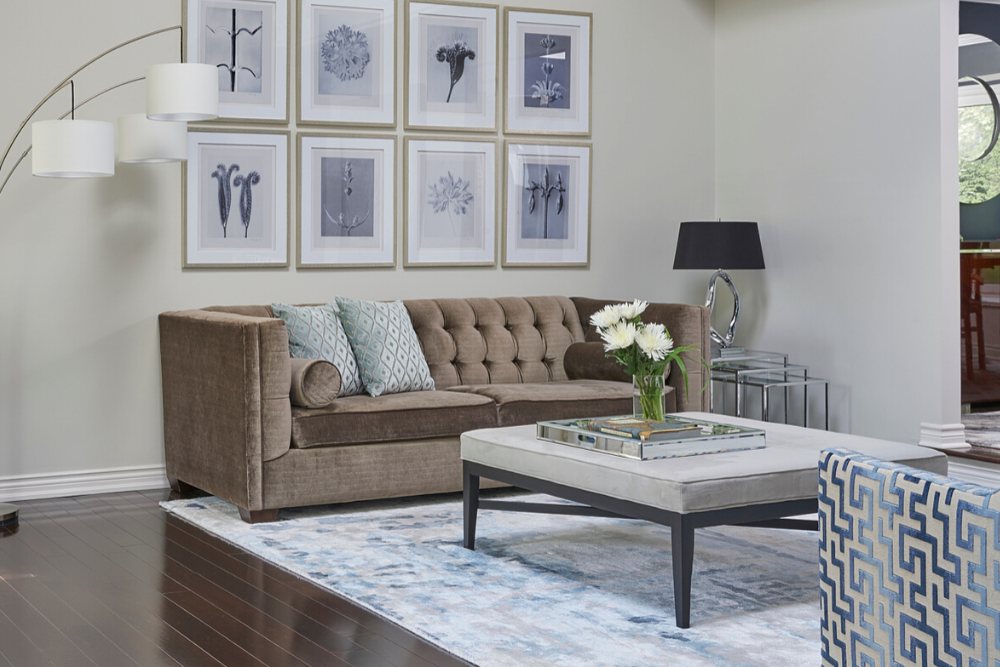 Classic gray shop living room