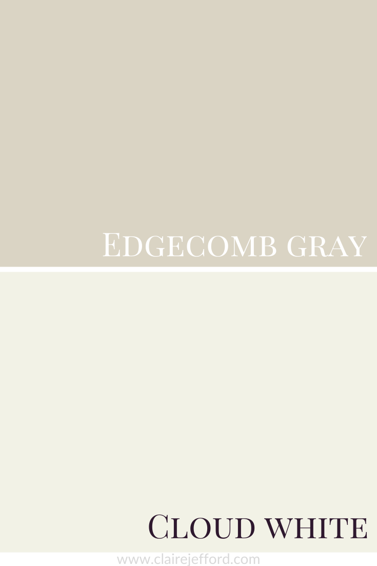 Edgecomb Gray And Cloud White