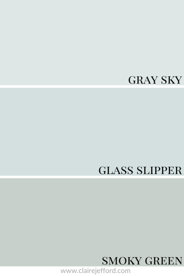 Benjamin Moore Glass Slipper Colour Review by Claire Jefford