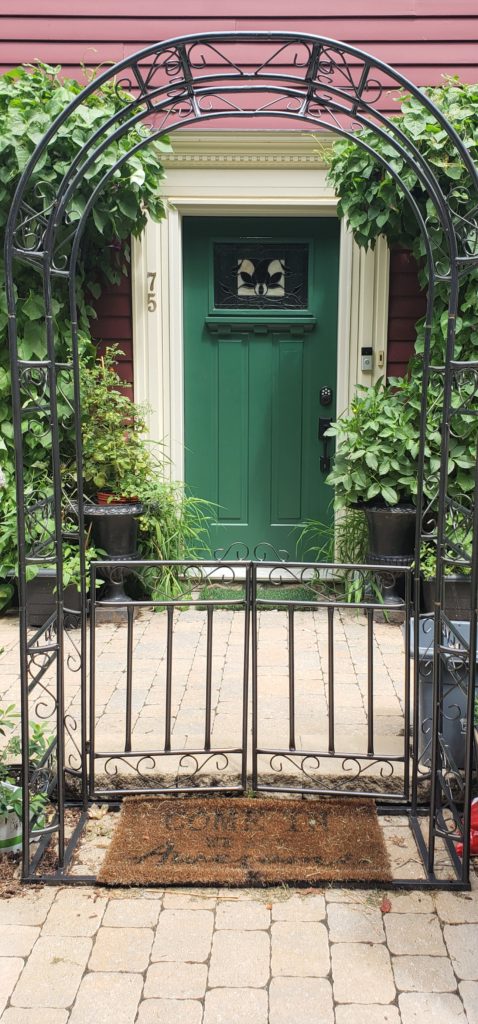 Close Up Green Door 1