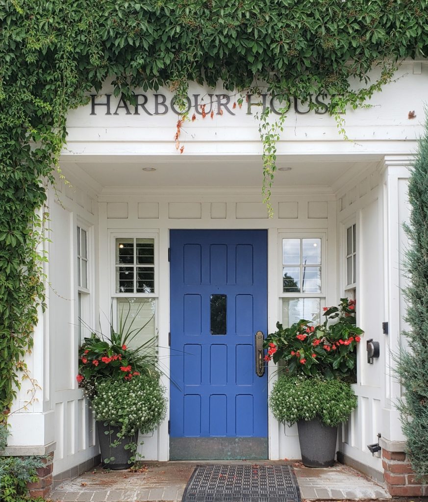 Harbour House With Mosaic Blue Door Favourite