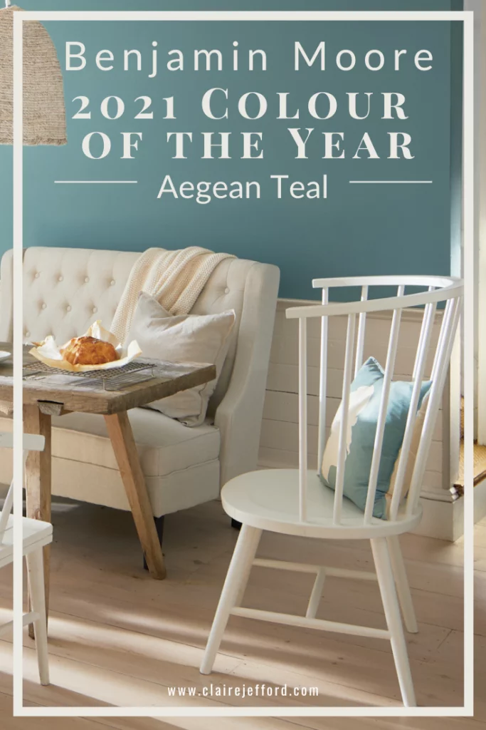 Benjamin Moore Color Of The Year Aegean Teal 1