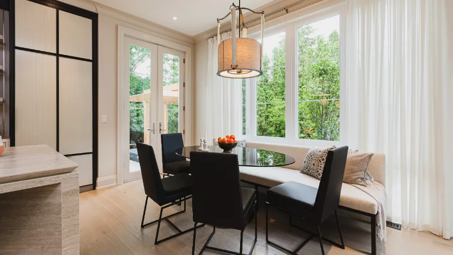 1 Oakville Kitchen Breakfast Nook Custom Banquette Bench Seat (1)