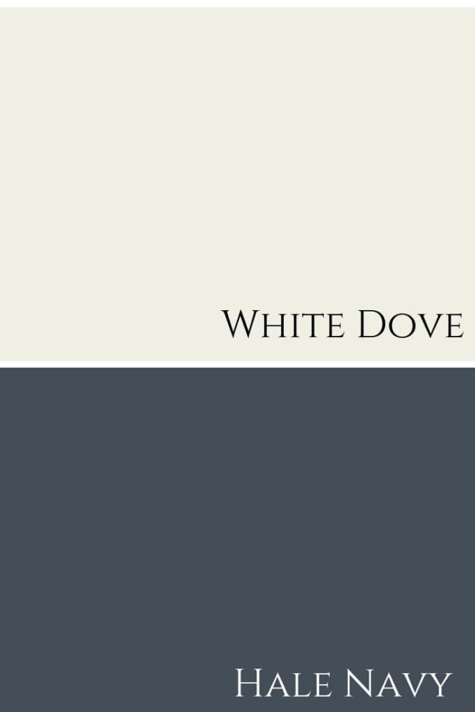 White Dove Hale Navy Comparison 1