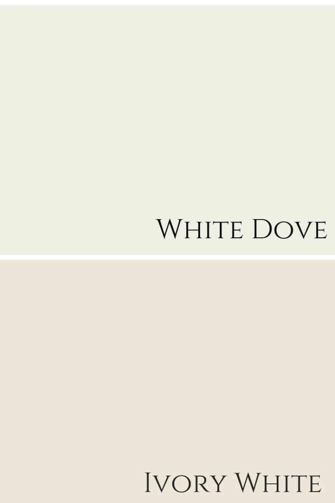 White Dove Ivory White Comparison