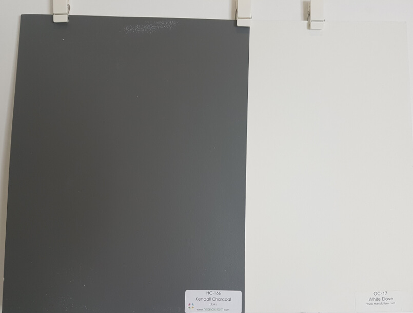 Colour Combination White Dove And Kendall Charcoal Benjamin Moore 1