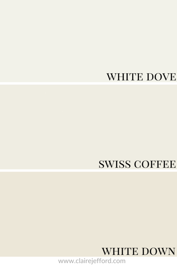 Swiss Coffee White Dove White Down