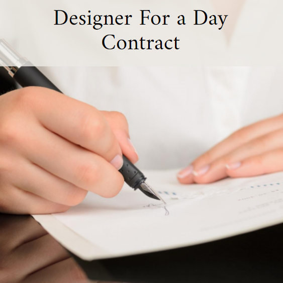 Designer For A Day Contract Graphic