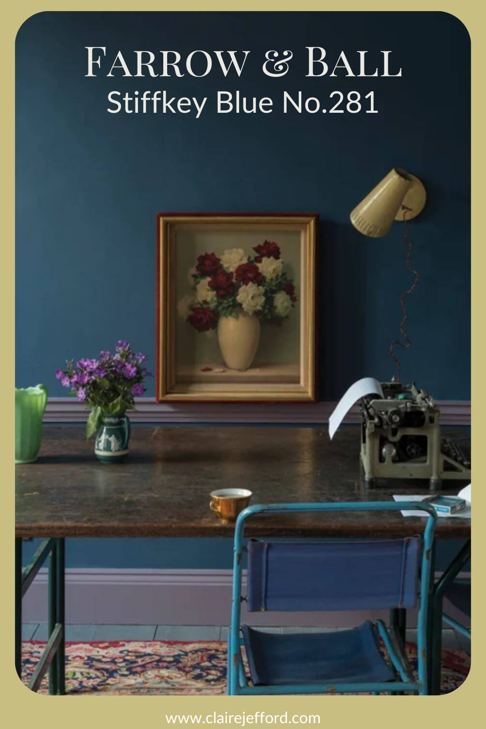 Farrow & Ball Stiffkey Blue
Farrow and Ball Stiffkey Blue
Stiffkey Blue
Colour Review
Color Review
Paint Review