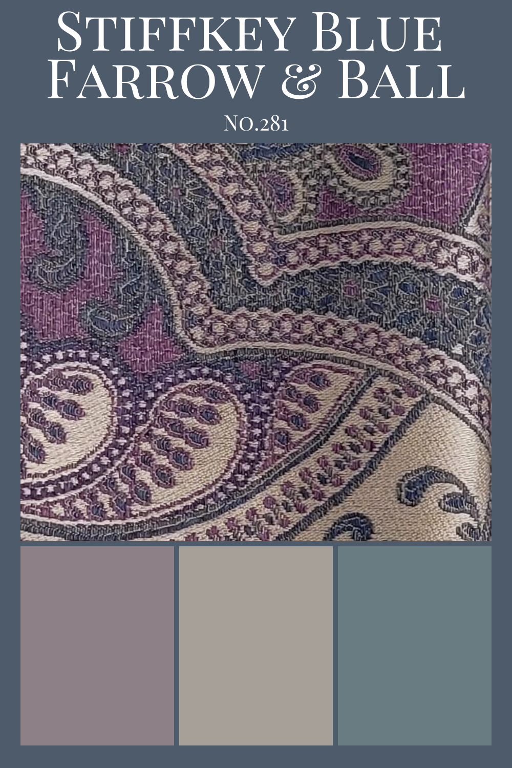 Stiffkey Blue
colour palette inspiration
JF Fabric
