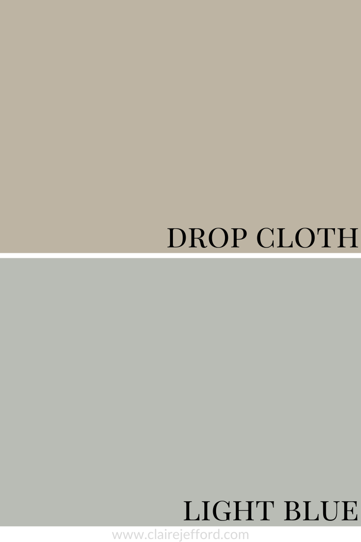 Drop Cloth Light Blue
