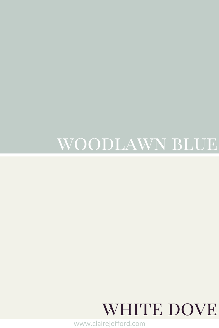 Woodlawn Blue White Dove 