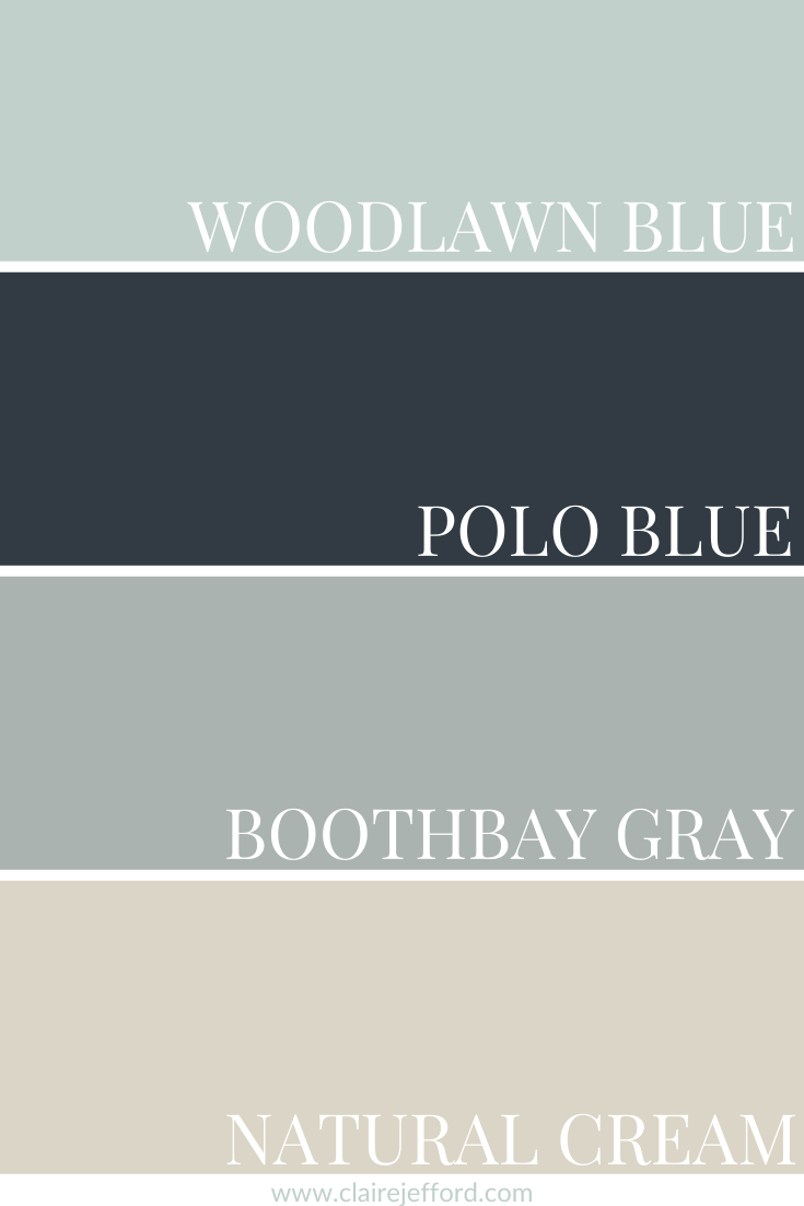 Woodlawn Blue Polo Blue Boothbay Gray  Natural Cream 