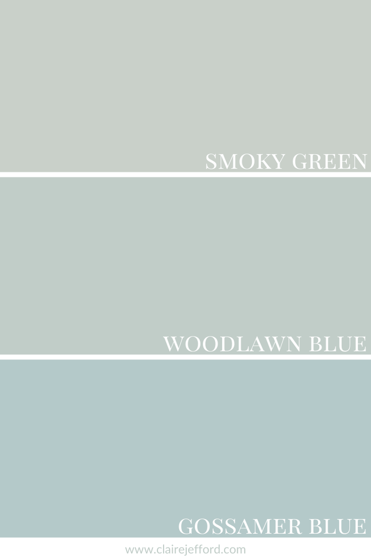 Woodlawn Blue Smoky Green Gossamer Blue 