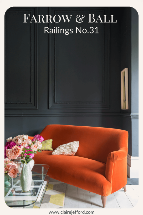 Farrow & Ball Railings Colour Review by Claire Jefford